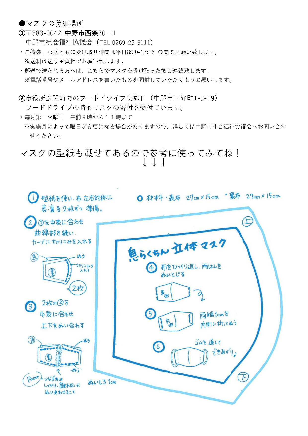 型紙 スマイル マスク 【夏のおさかなマスクを考える】冷感を求めるなら手ぬぐい生地がベスト！